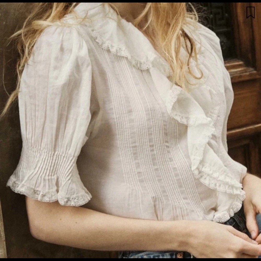 NWT Doen Henri Top Salt Size M - Picture 3 of 11